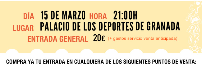 Compra tus entradas ahora, Ekl concierto es el 15 de Marzo en el Palacio de los Deportes en Granada